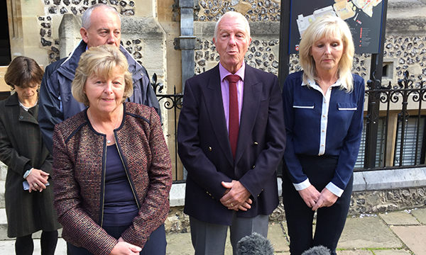 Family of retired nurse