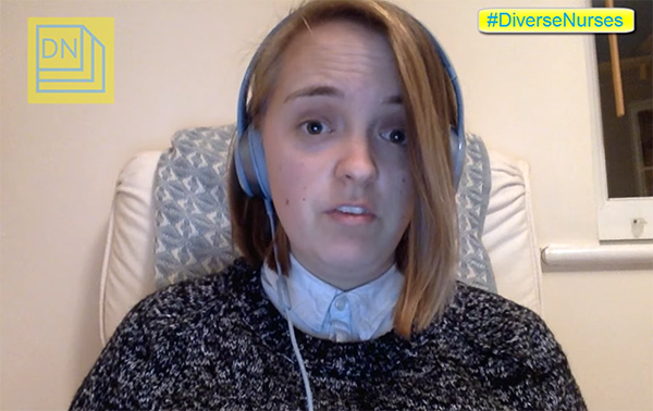 Hannah from one of the videos celebrating neurodiverse nurses