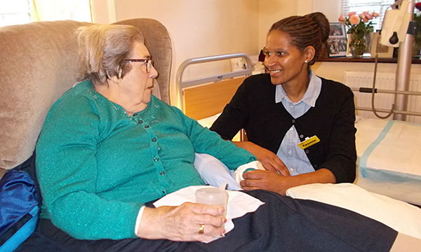 Joan Norris and Yasmin Kamara