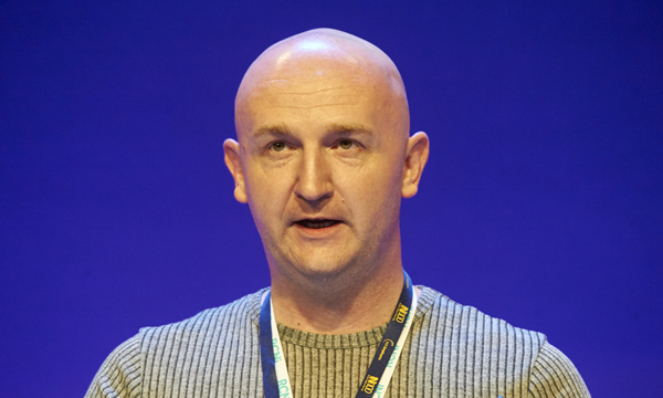 Positive Behaviour Support 4's learning disability nurse Jonathan Beebee who spoke at the RCN congress on cuts to nurse numbers and funding