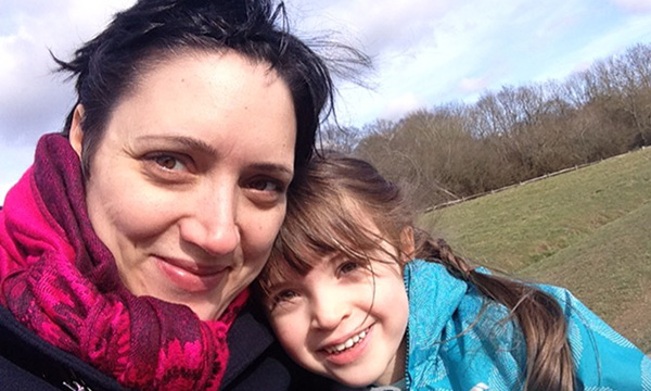 Louise Jago with daughter Amelie