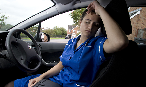 Tired district nurse