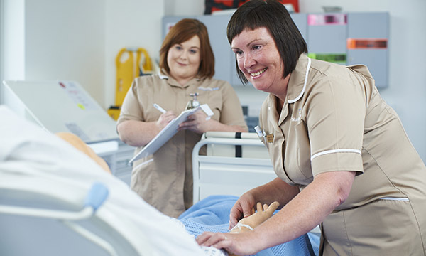 Nursing associates in training