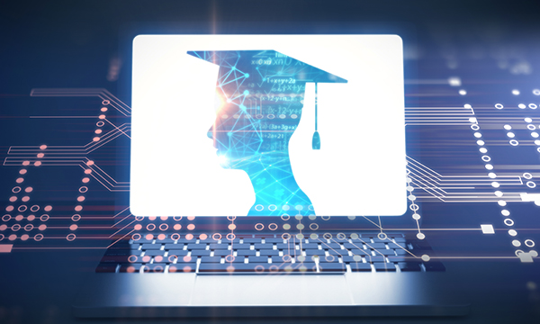 Online degrees illustration