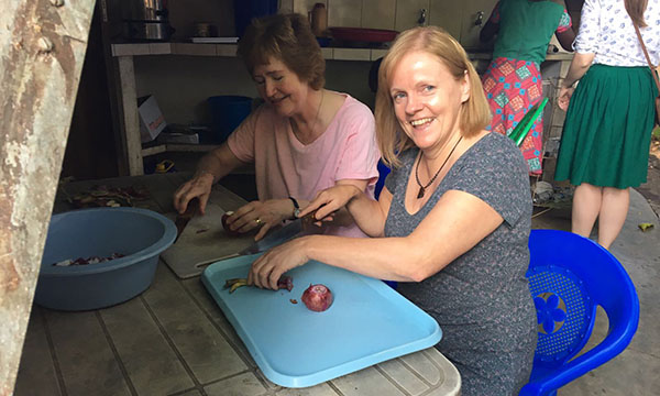 Tracey Hinde in Malawi
