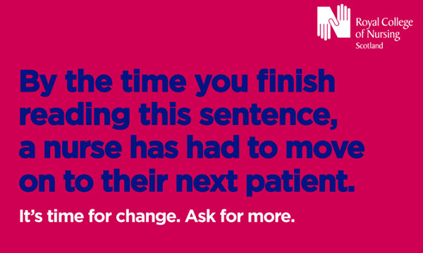 Scotland Safe Staffing poster