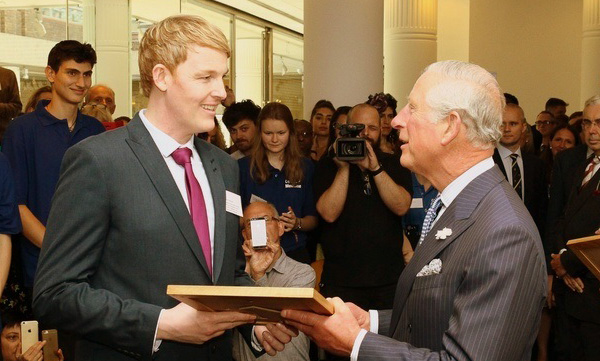 Sean Harrison and Prince Charles 