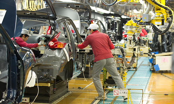 Japanese car production