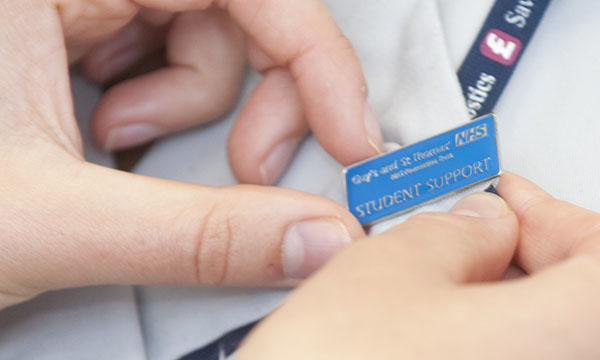 support worker's badge