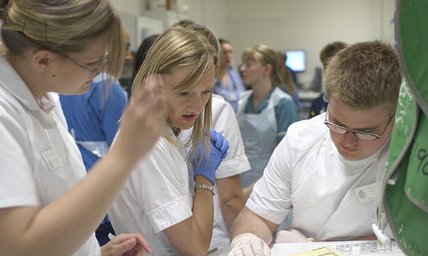 Students in emergency department