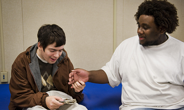 Young person with cerebral palsy