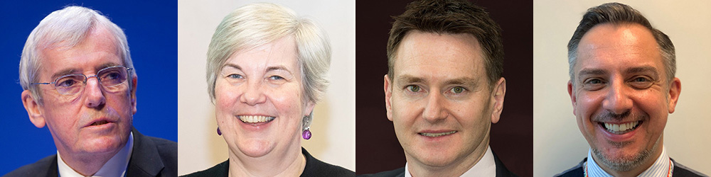 2020 RCN fellows Peter Carter, Claire Chatterton, Anthony Clarkson and Matthew Grundy-Bowers