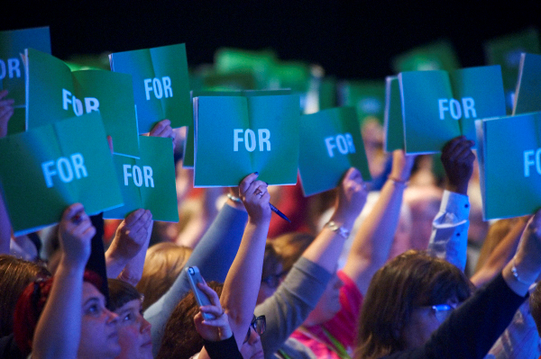 RCN congress voting cards