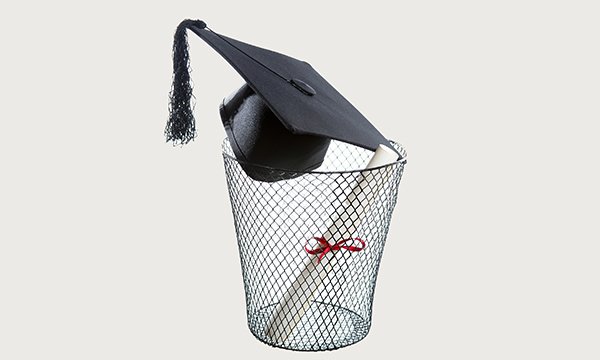 Degree in the bin