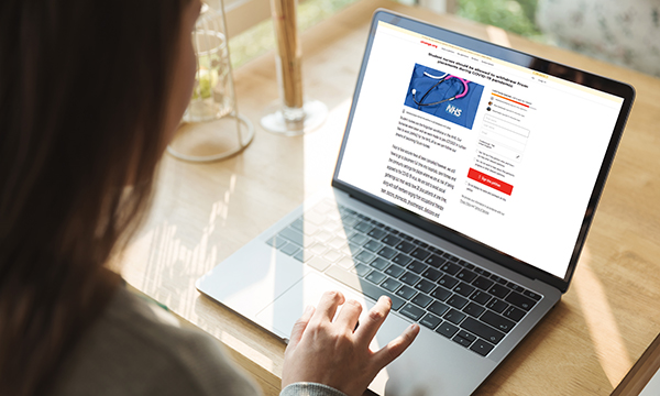 Picture shows a young woman working on a laptop. Nursing students are seeking clarity about placements as a growing number of universities cancel face-to-face teaching amid COVID-19.