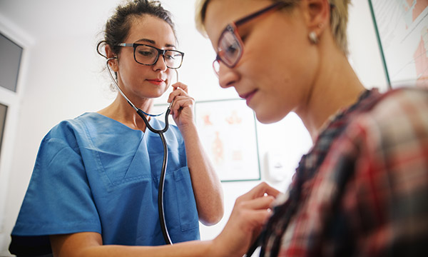 Respiratory assessment: undertaking a physical examination of the chest in adults