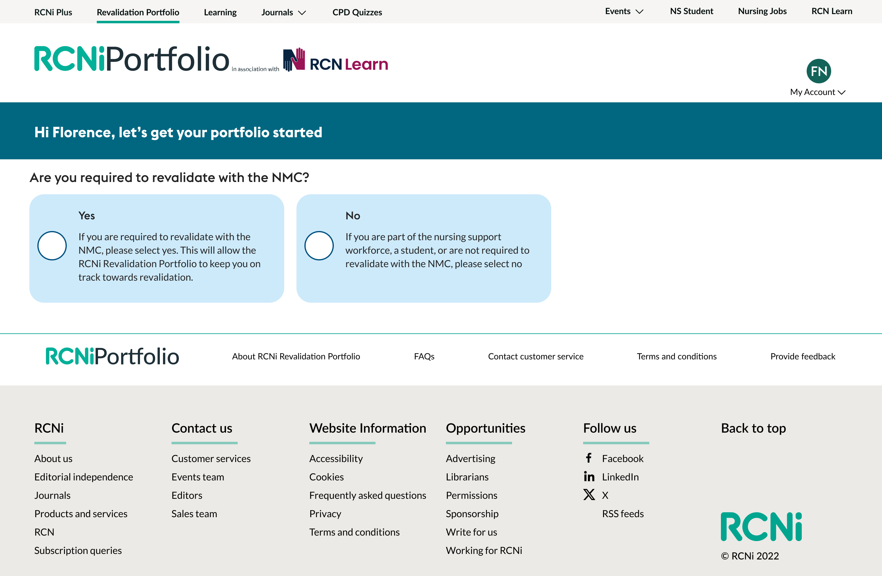 Creating your Portfolio