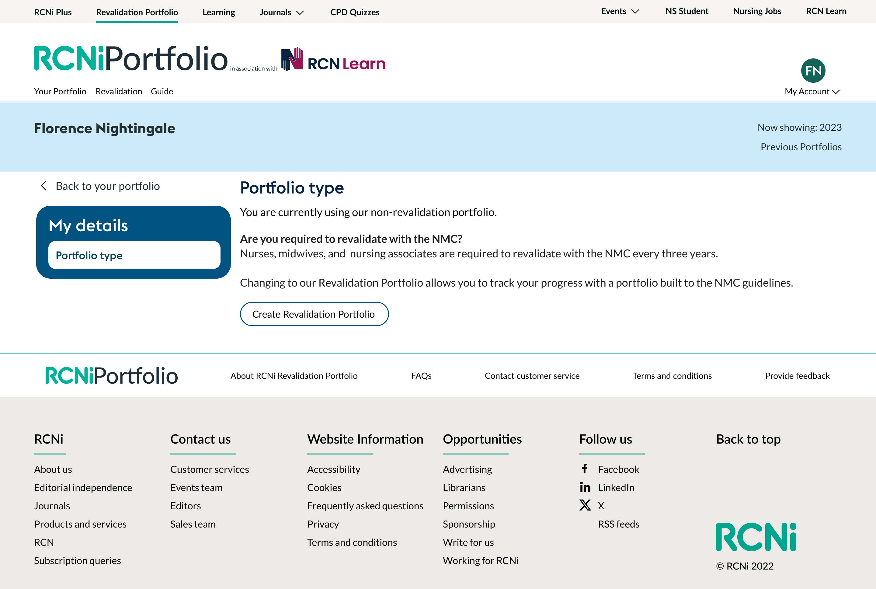 Managing your Portfolio