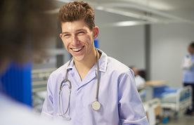 nursing student on placement