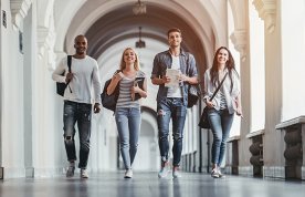 New students start on their university courses