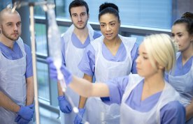 Students on paid placements