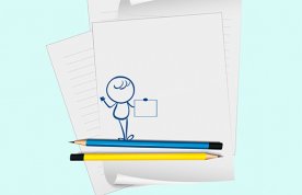 Illustration of a stick man on some pens and paper. Dyspraxia is a developmental coordination disorder which affects the way you memorise, process and organise information. Picture: iStock
