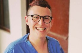 Student nurse Ricky Baker