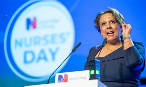 At the RCN annual congress, general secretary Nicola Ranger called on ministers to