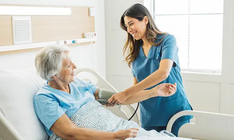 Degree apprenticeship: nursing associate with patient