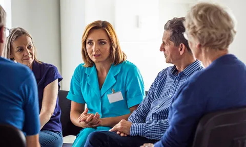 Delivering a pre-systemic anticancer therapy patient education session