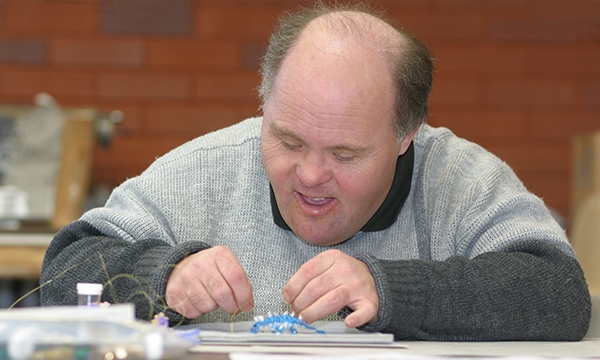 Elderly person with learning disabilities