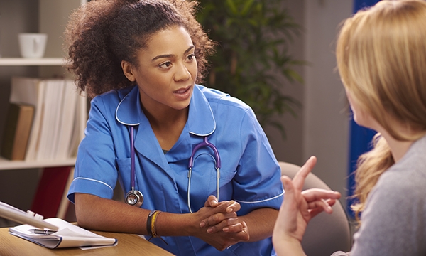 Discussion with patient