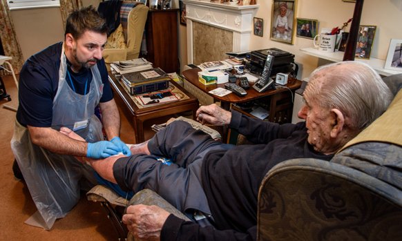 Award-winning image of nursing