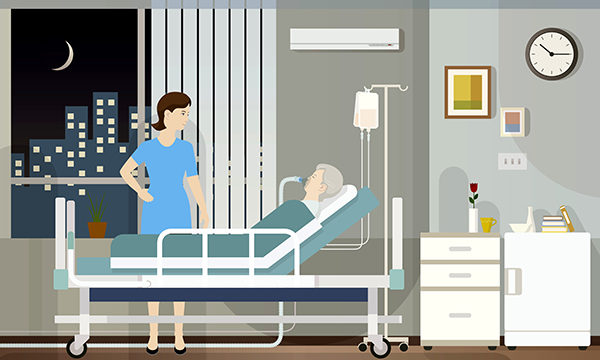 night shift on a ward