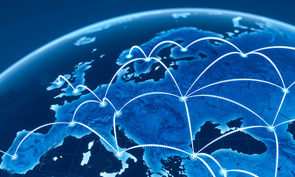 illustration of connections between European states