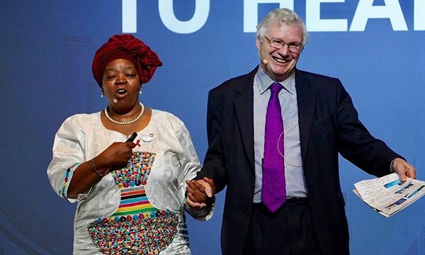 Sheila Tlou and Nigel Crisp