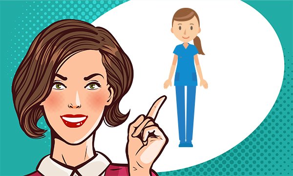 Illustration of public's perceptions of nursing