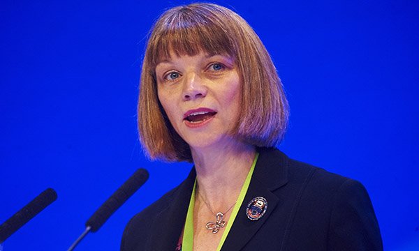 Picture shows Janet Youd speaking at RCN Congress. Here she reflects on the end of her tenure as chair of the RCN Emergency Care Association.`