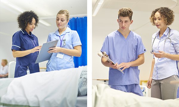 A nurse becomes a doctor