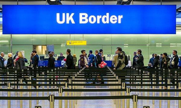 UK border passport control