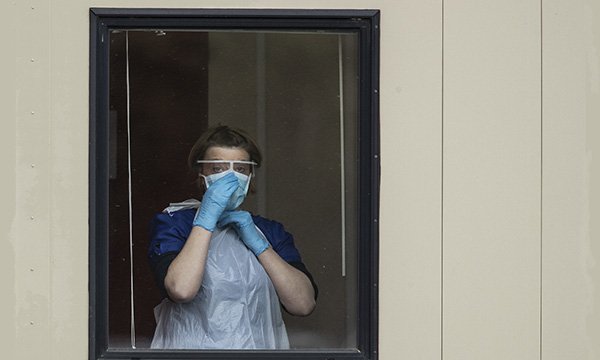 PPE supplies for nurses during COVID-19 crisis