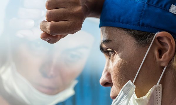 Pandemic healthcare worker