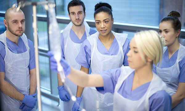 Students on paid placements