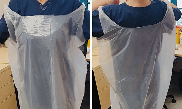 Pictures of 'bin bags' in GP's tweet