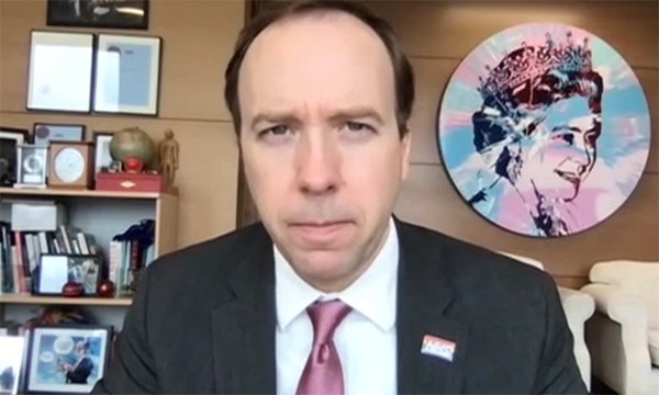 health and care secretary Matt Hancock gives evidence on NHS pay to the Commons health and care committee