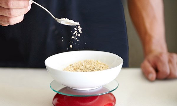 Providing patient education on portion control and healthy eating