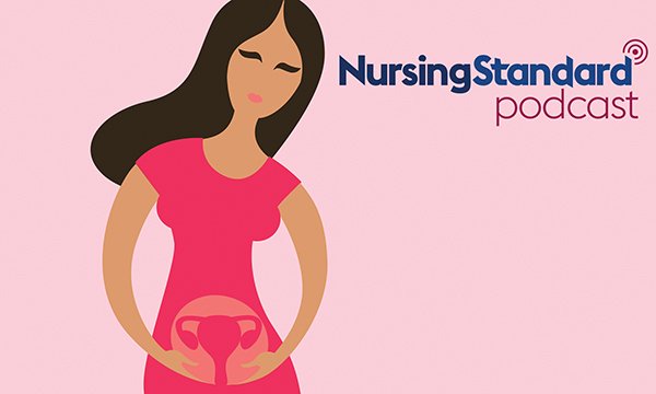 Woman looks uncomfortable as she clutches her abdomen