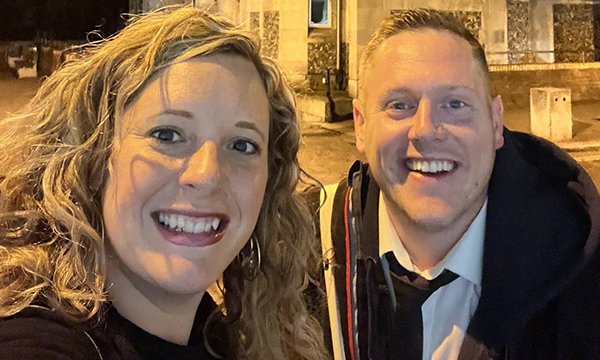 Senior sister Laurie Street and paramedic James Memory-Ferron