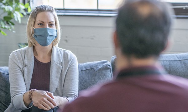 Supporting staff at a low secure mental health setting during the COVID-19 pandemic