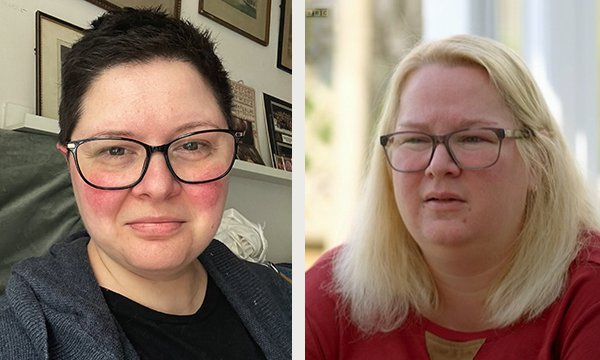 Caroline MacDonald (left) and Rachel Hext